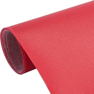 20x54 Inch Self-Adhesive PVC Leatherette Patch Cuttable Waterproof Upholstery Fabric for Sofa Car Seat Repair DIY Home & Car Fix