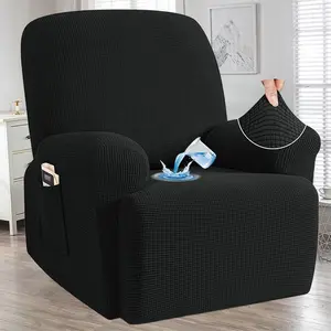 Solid Color Sofa Cover, 1/2/3 Seater Washable Sofa Slipcover, Waterproof Sofa Protector, Waterproof Couch Cover, Soft Furniture Protector for Home Living Room