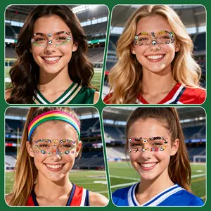 Cross-border supply World Cup football tattoo stickers, temporary face tattoo stickers for fans and cheerleaders to support the event