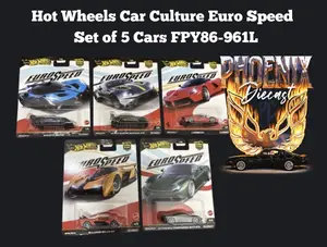 Hot Wheels Euro Speed Set of 5