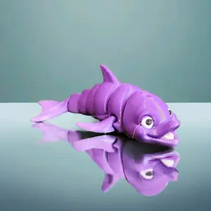 3d Printed Mini Dolphin Decor