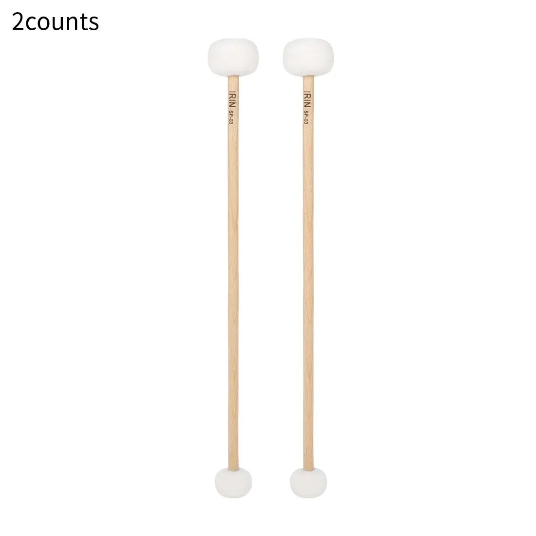 Double-ended Drum Stick, 2 Counts Multifunctional Percussion Instrument Mallet, Musical Instrument Accessories for Drum & Percussion