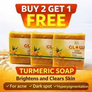 Dark spot remover Lemon turmeric soap without fragrance