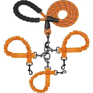 Dog Leash Can Be Pulled Three Times Without Knotting, Soft Padded Handle, Anti-Impact Performance, Comfortable Grip, Durable Dog Chain