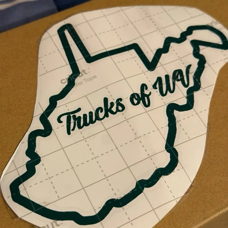 OG Dark Green Trucks of WV Sticker