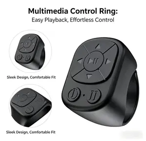 Wireless Scrolling Ring Remote Control - Tech Accessories for iPhone, iPad, Smartphone Accessories, Bluetooth Page Turner Roller