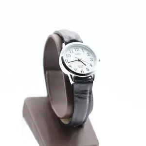 Timex Indigo With Thin Black Leather Band Watch Design