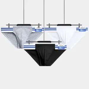 3-Pack Men's Cotton Bikini Briefs Set Low-Rise High-Cut Underwear Butt-Lifting Breathable & Quick-Dry For Gym/Summer Comfortable U Convex Significantly Large Underpants Mens Shorts Clothes Casual AttireCOTTON 95%,ELASTANE 5% Menswear Musical Elastic Gamis