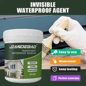 Multi-Functional Invisible Sealing Waterproof Glue, RV Roof Waterproof Coating, Effective Prevents Leaks, Compatible with Various Materials, Invisible Waterproof Sealant