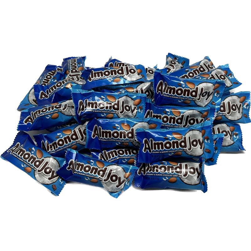 Almond Joy Fun Size Candy Bars in Resealable Bag –  Available in 1 lb, 2 lb, 3 lb, and 5 lb Snack Bags - TikTok Candy Trend Item