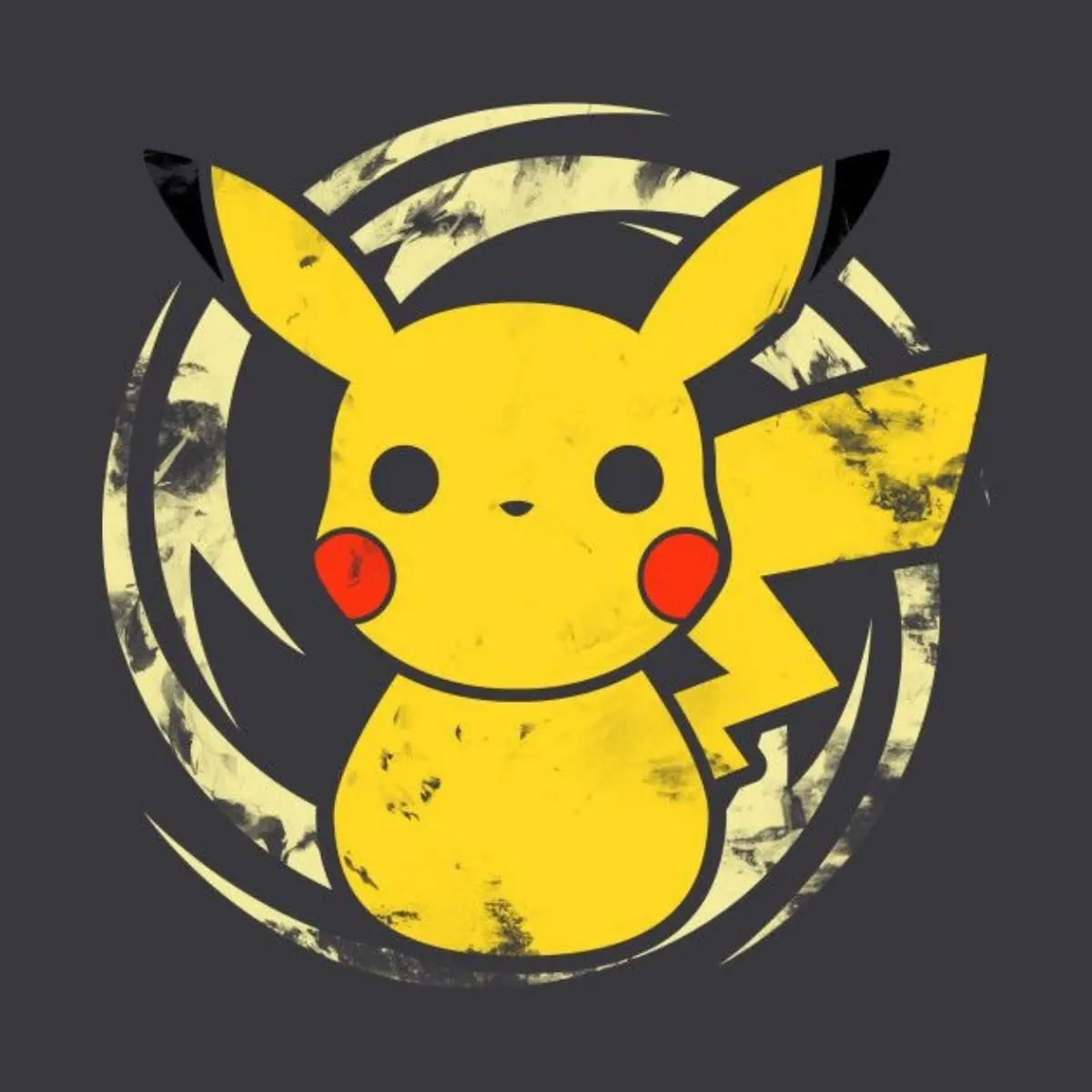 Pikachu Sticker, Cute Kawaii Peeker Anime Sticker, Waterproof Vinyl Decal for Laptop, Water Bottle, Car, Gamer Gift