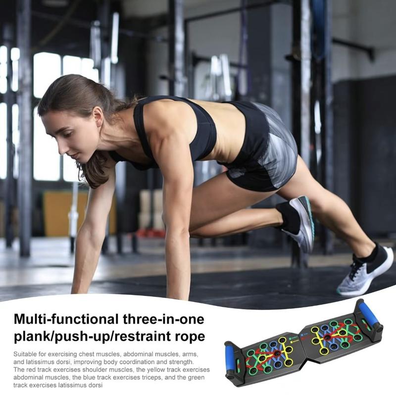 Push Up Board Fitness, Portable Foldable 28 in 1 Push Up Bar at Home Gym, Pushup Handles for Floor,Professional Strength Training Equipment For Man and Women