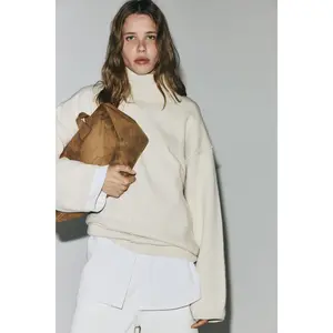 H&M Seam-detail turtleneck jumper