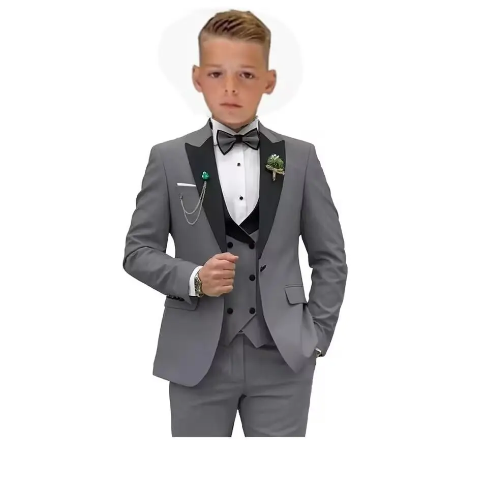 Three-piece suit for wedding banquets, birthday parties, and holiday occasions.
