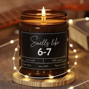Teen Candle Gift, 6-7 gift, Smells like 6-7 candle, Teen Slang Gift, Gen Z candle, Gen Alpha Gift, Teen Boy Gift, Teen Christmas Gift
