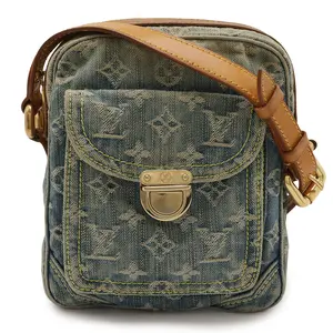 Pre-owned Louis Vuitton Denim Shoulder Bags Monogram Camera Shoulder Bag