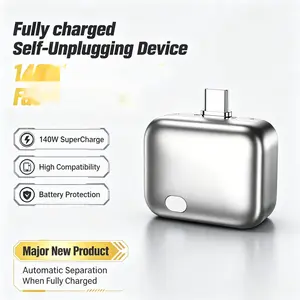 140W Type-C Auto Eject Charger, Anti-Overcharge Battery Protector for iPhone 15-18 Pro, Laptops & Tablets, Perfect Gift