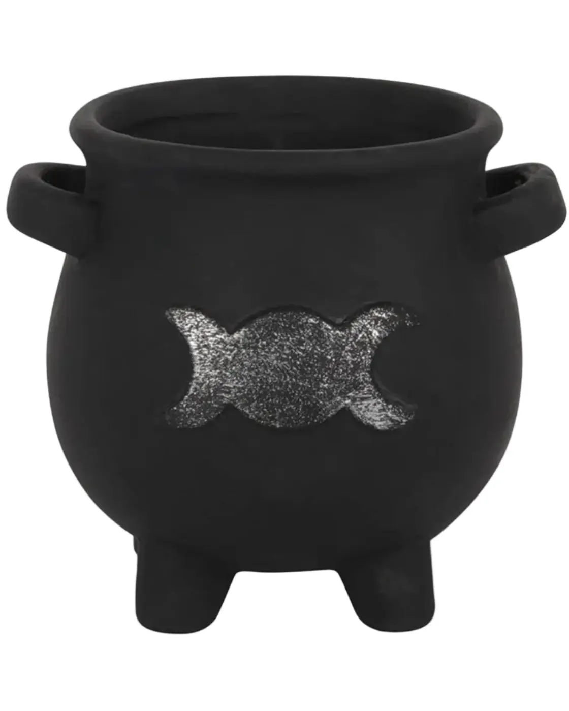 TRIPLE MOON CAULDRON PLANTER POT