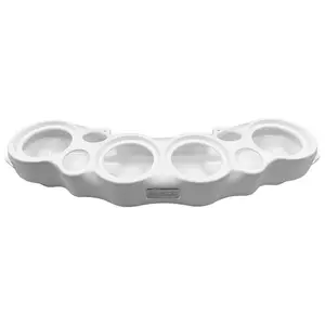 DS18 DS-JL-SBAR/WH Overhead Bar System JL/JLU/JT Jeeps 4X8 Inch Speakers 4X Tweeters White DS18