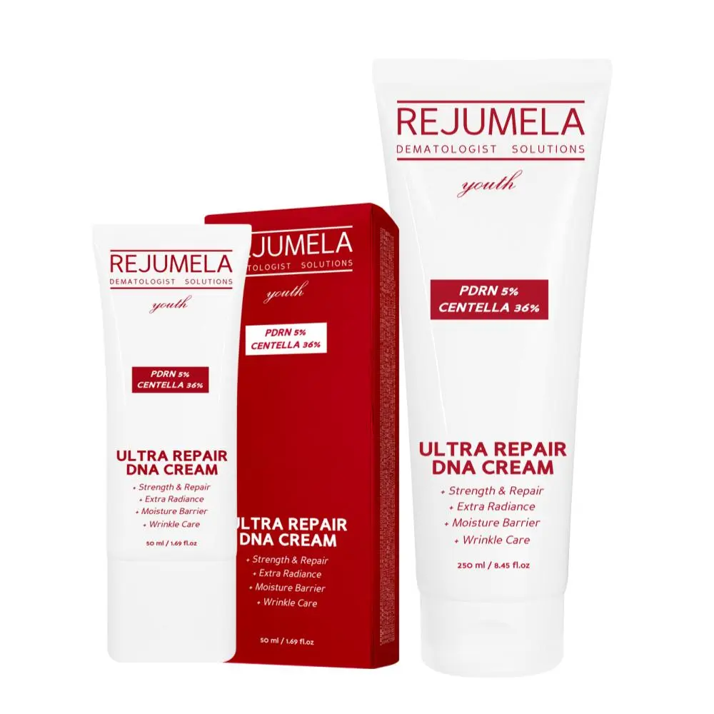 Rejumela Ultra Repair DNA Cream 50G - Dermatologist Developed Medical Cosmetic with PDRN 50000 ppm & Niacinamide for Wrinkle Care & Radiance