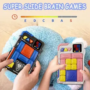 Smart Super Slide Puzzle Games Kid 500+ Challenges Problems intellectual Clearance Toys Logical Thinking Brain Educational Toys