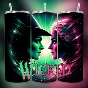 Wicked 20 oz Tumbler - BPA Free, stainless steel, Leak proof, durable, with clear lid