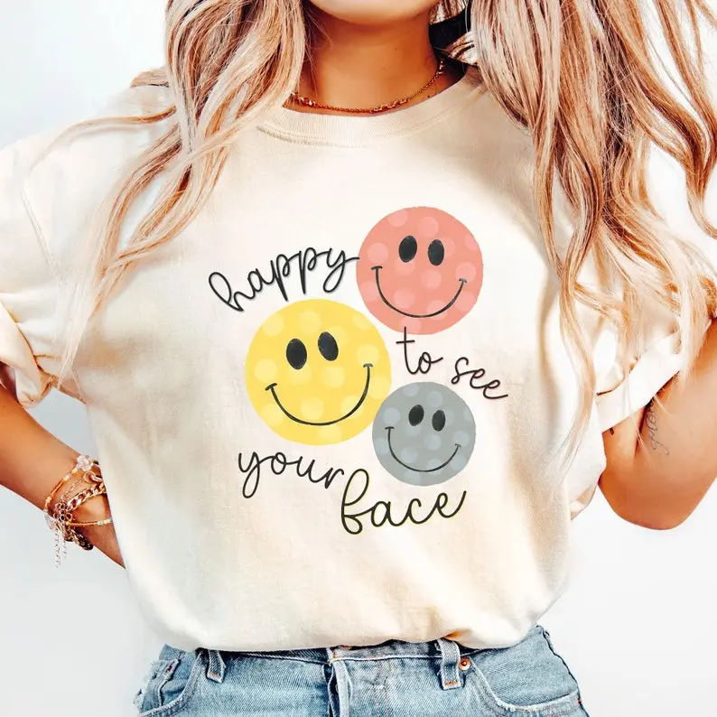 Happy To See Your Face Shirt, Back To School Teacher Shirt, Shirts for Teachers, Teacher Life Shirt, Teacher Appreciation, New Teacher Gifts, gift for friend, Unisex shirt