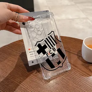 Trendy and popular Football B-Barca Phone Case Suitable for Samsung Galaxy S25 S24 A37 A57 A56 A26 A36 A17 A07 A55 A35 A06 A05 A14 A24 A34 A54 A16 A05S A25 A15 A04E A04 S23 S22 S21 S20 FE Ultra Plus Edge 4G 5G Anti Fall Transparent Soft Back Cover