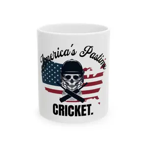 Cricket - America's Pastime: Ceramic Mug, (11oz, 15oz)