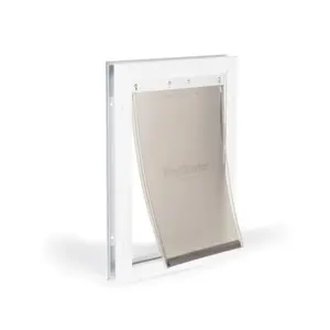 PetSafe - PPA00-10860 Freedom® Aluminum Pet Door - Medium - Pet Door