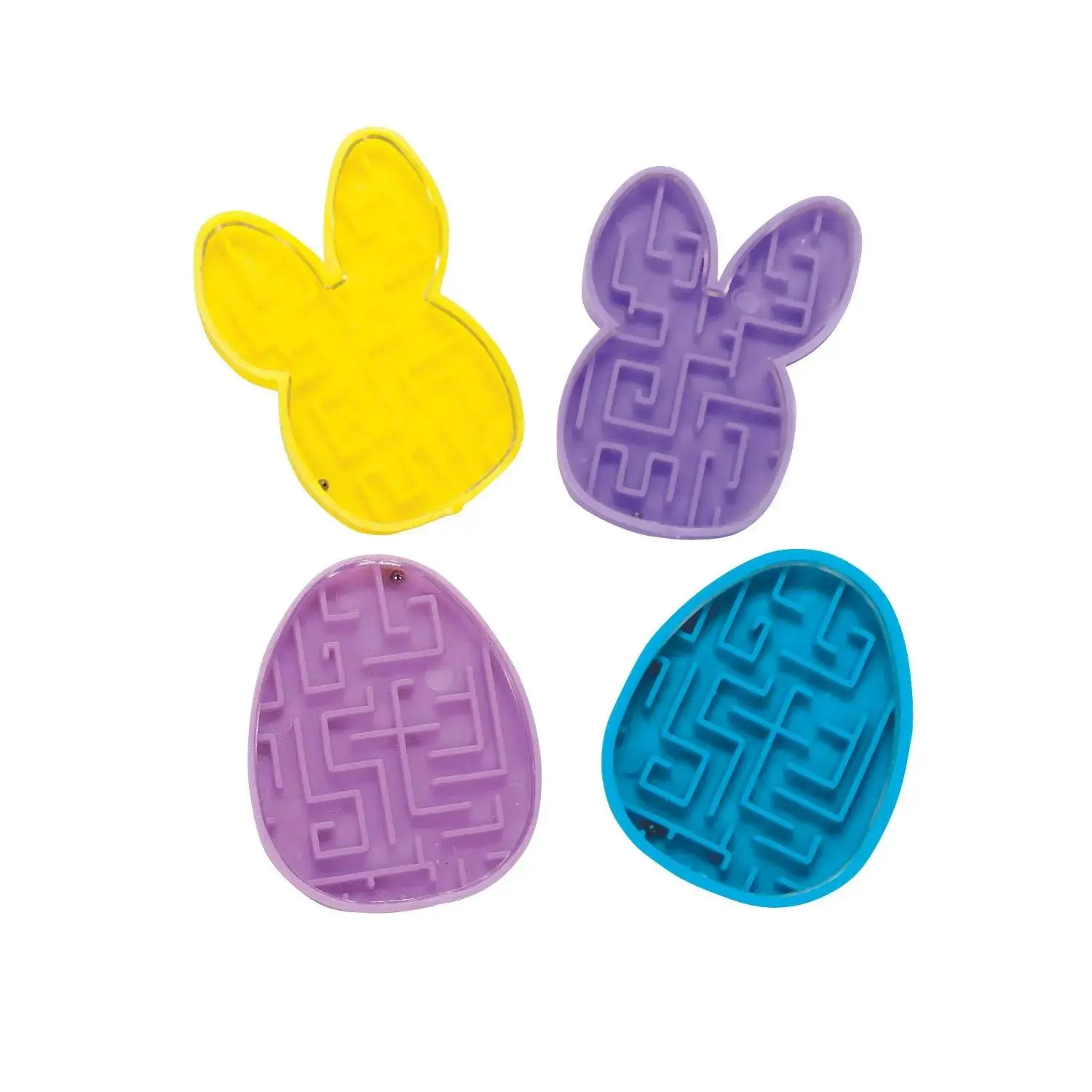 Colorful Mini Easter Maze Puzzles - 72 Pc. for Fun Egg Hunts