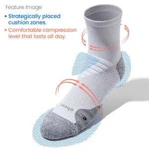 ComFits Compression Quarter Socks | CHALK WHITE