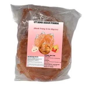 Instant Garlic Chili Rice Paper(Pack of 2)-Bánh Tráng Xike Tỏi Bigsize (2bịch/set)