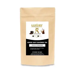 Peach Paradise Herbal Tea With Cranberry And Rose Flavor For Hot Or Cold