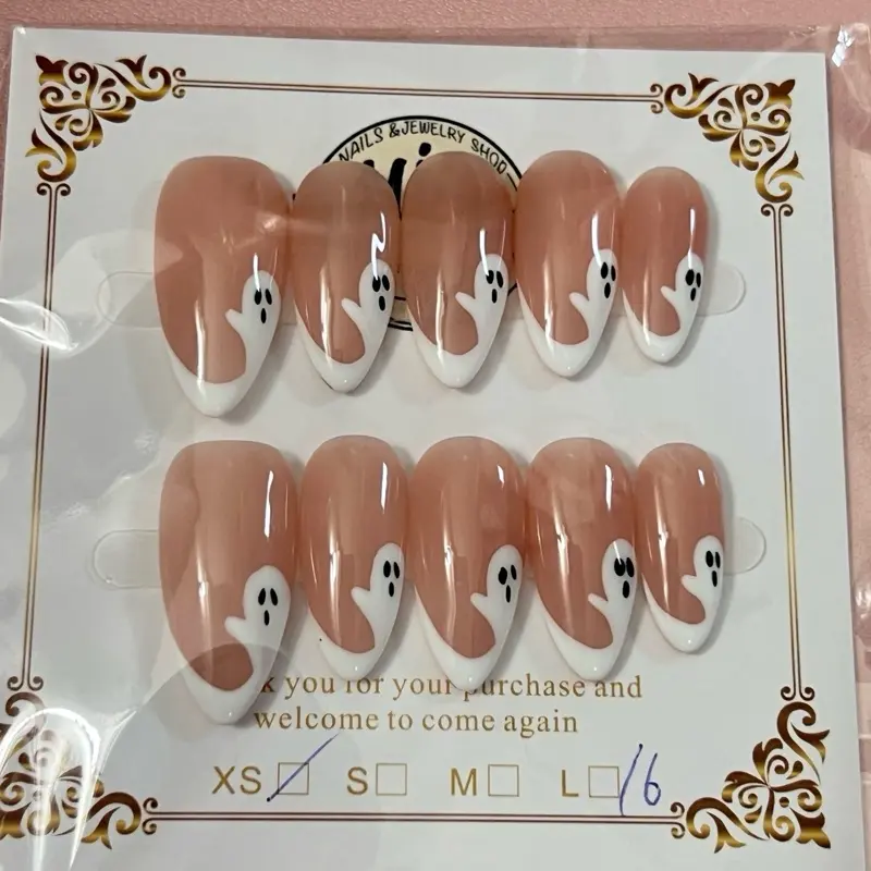 Mia World <Sweet Kawaii Halloween > Handmade Press-On Nail Set - K001