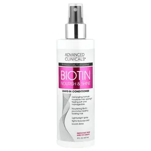 Advanced Clinicals Biotin, Leave-In Conditioner , 8 fl oz (237 ml)