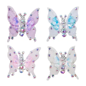 Aesthetic Butterfly Decor  Women - 4PCS Glittering Moving Charms  Car Vent, Dashboard, Room Wall, DIY Crafts & Gifts for