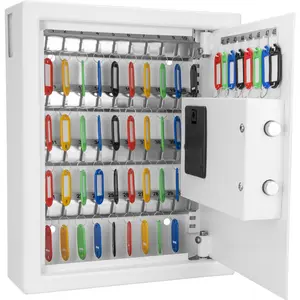(High end and high-quality)48 Keys Key Cabinet Digital Keypad Wall Safe,for Documents, Jewelry, Valuables,Fireproof Waterproof ,Strong and safe