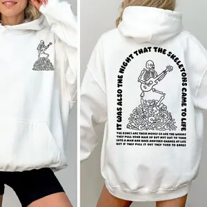 The Night That The Skeletons Came To Life Unisex Sweatshirt Itysl Tim Robinson Shirt, Funny Skeletons Hoodie, Unisex Sweater Pullover Tee