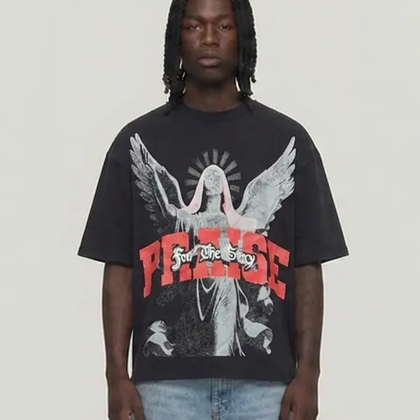 PRAISE cropped shirt
