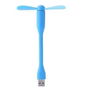 Mini USB Fan Flexible Bendable Fan For Power Bank Laptop PC AC Charger Portable Hand Fan For Computer Summer Gadget