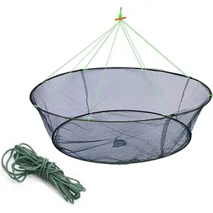 Fishing Net Hand Casting Cage Crab Net for Fish Shrimp Minnow Crayfish Crab