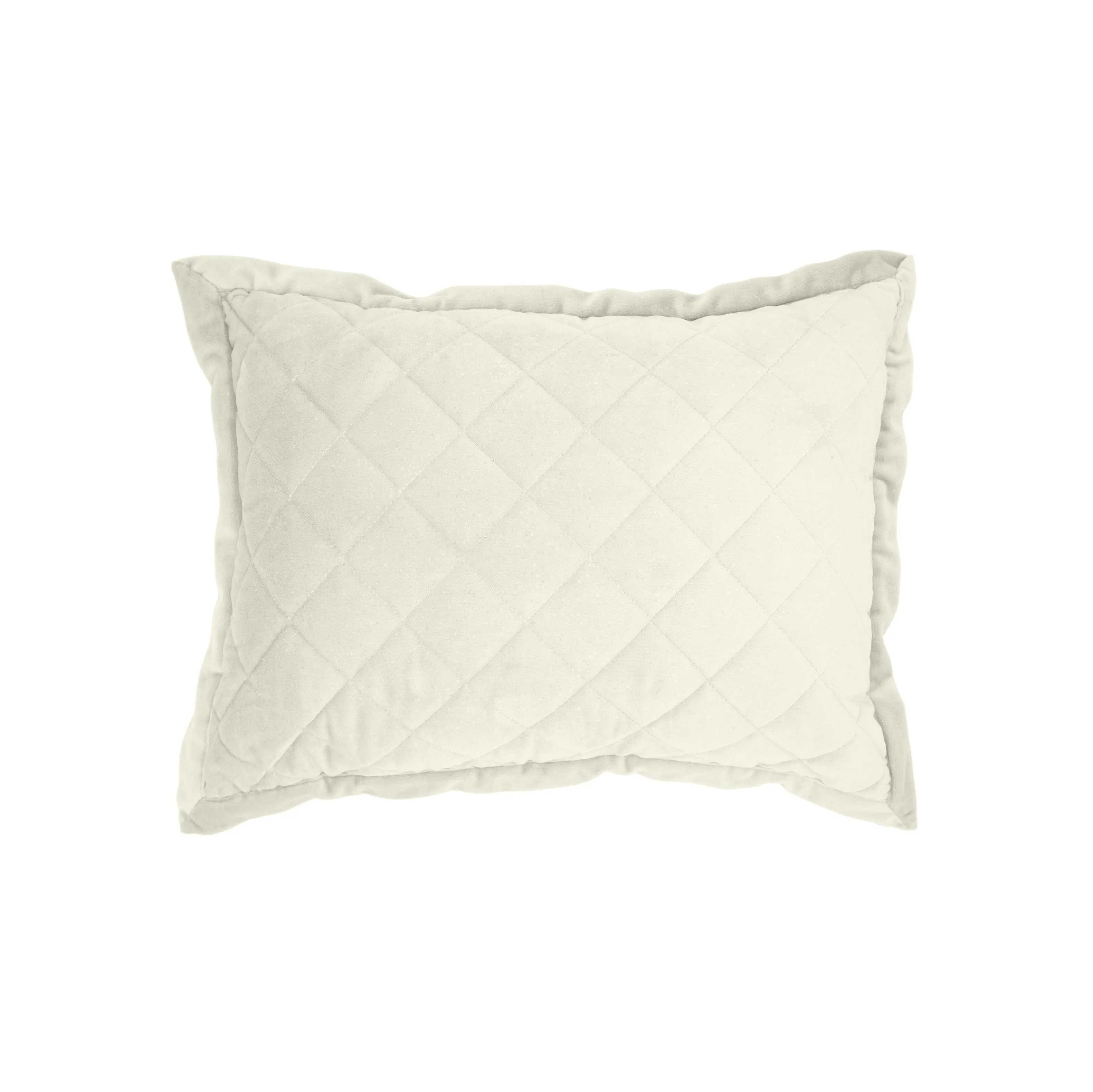 Velvet Diamond Quilted Boudoir Pillow