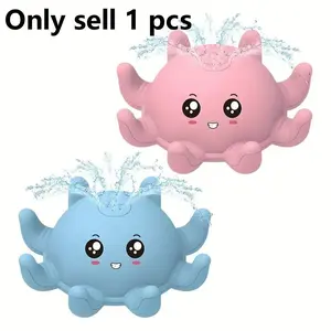 Mini Octopus Bath Toy for Kids, Fun Water Play Toy, Interactive Bathtub Toy, Soft and Durable Material, Perfect Easter Gift for Children