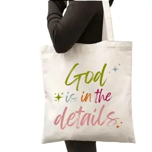 God in details tote bag