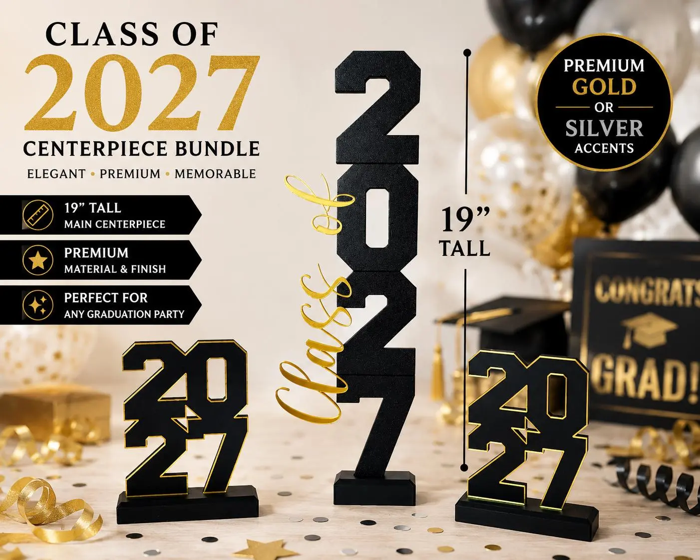 Class of 2027 Graduation Centerpiece