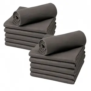 Premium Thickened Microfiber Shop Towels | Pack of 5 Reusable Lint-Free Streak-Free Super Absorbent Cleaning Cloths for Glass, Mirrors, Cars, Kitchen, Home, Automotive Mechanic & Garage Use