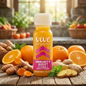 Organic Vitamin C Immunity Shot 2oz – Wellness Drink for Immune Support & Natural Energy