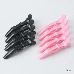 5PCS No-Marks Duckbill Hair Clips, Professional Hair Sectioning Clips for Styling & Salon