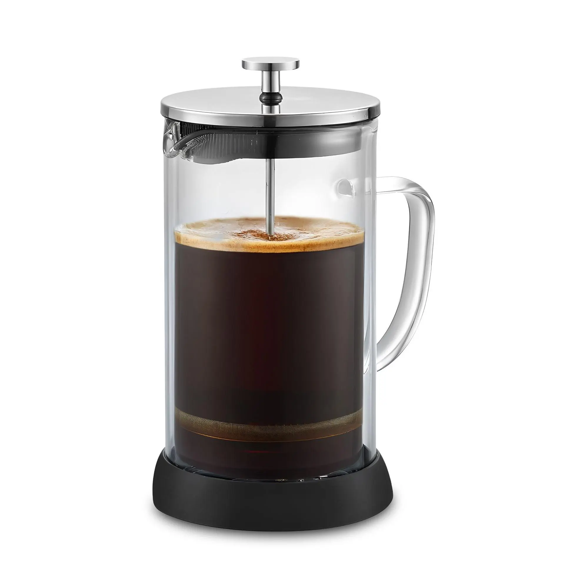 Elite Cuisine 4 Cup French Press Glass Coffee Maker Elite Cuisine 4 Cup French Press Glass Coffee Maker